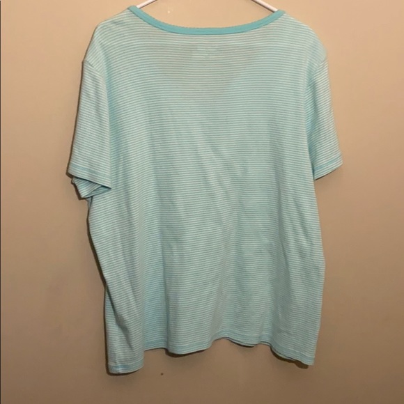 Classic Elements Short Sleeve Striped Shirt 16/18W - Picture 2 of 6